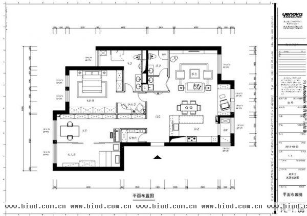华悦国际-三居室-180平米-装修设计
