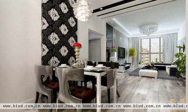 龙城铭园国际社区-二居室-88平米-装修设计