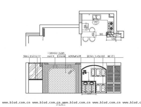 远洋润园-二居室-80平米-装修设计