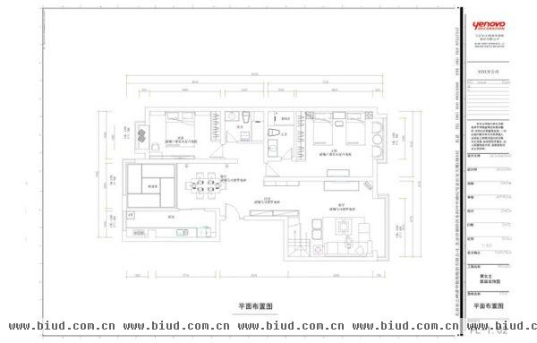 中国铁建·花语城-三居室-150平米-装修设计