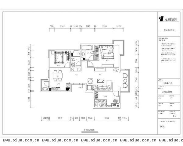 上上城第二季-二居室-92平米-装修设计