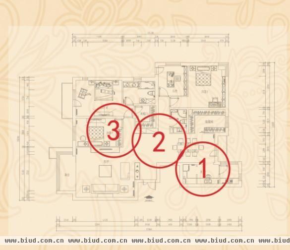 北京华侨城-四居室-218平米-装修设计