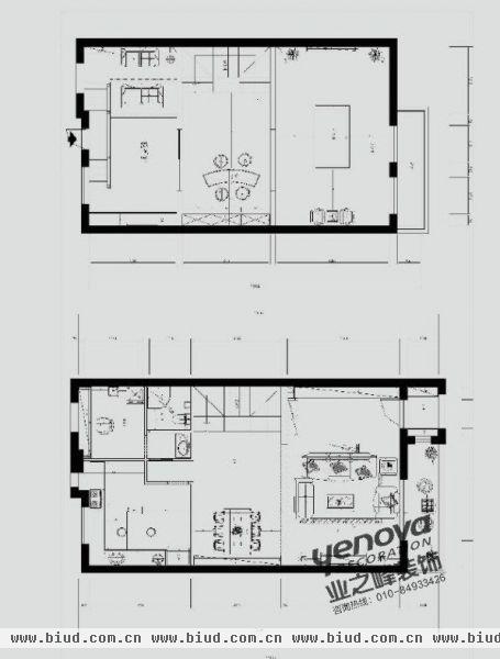 潮白河孔雀城-别墅-400平米-装修设计