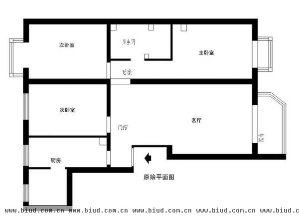 燕郊潮白人家-三居室-128平米-装修设计