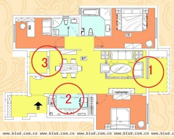 金融街·金色漫香苑-三居室-143平米-装修设计