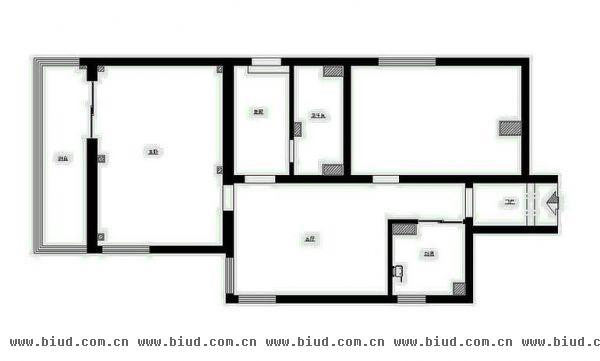 吉庆里-二居室-108平米-装修设计