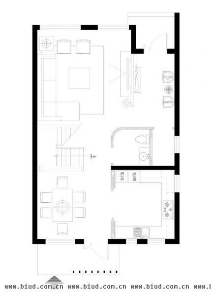 天恒乐活城D5-三居室-350平米-装修设计