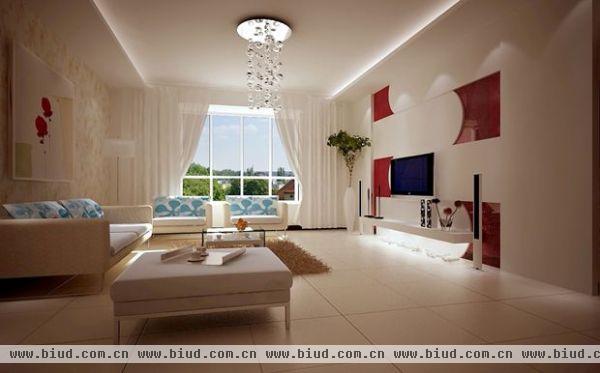 金汉绿港-三居室-132平米-装修设计