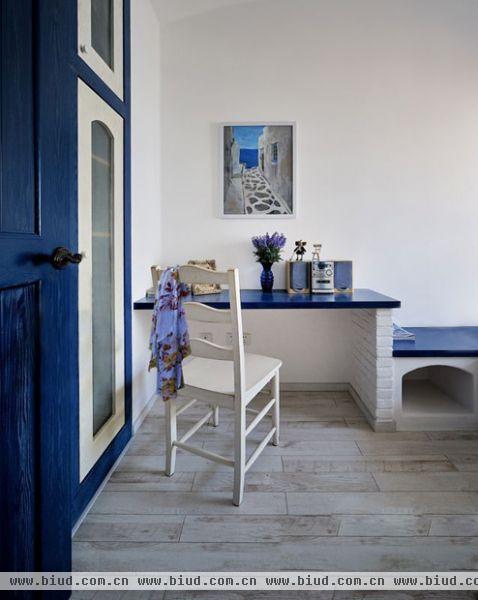 蓝色地中海风格室内设计 清新创意居所