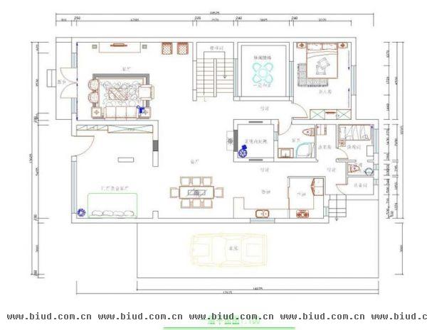 太阳星城三期-五居室-240平米-装修设计