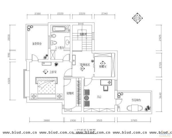 百旺杏林湾-四居室-210平米-装修设计