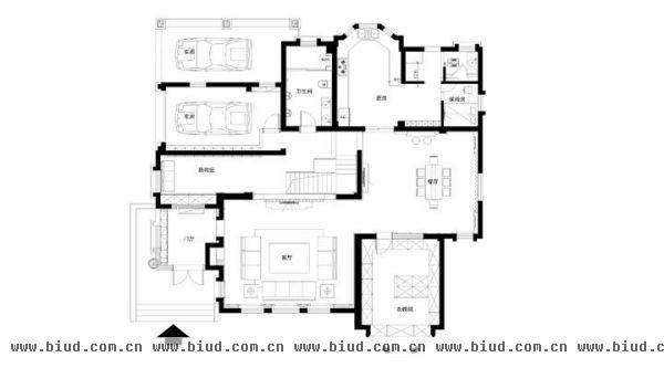 潮白河孔雀城-别墅-186平米-装修设计