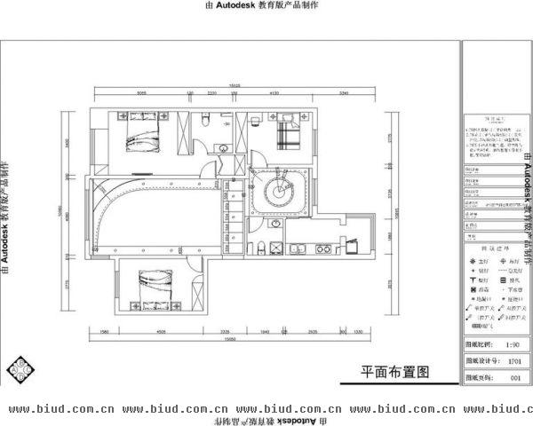 首开常青藤-三居室-106平米-装修设计