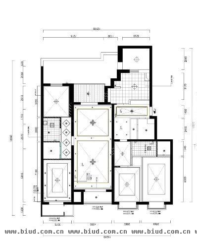 富力城A区-四居室-260平米-装修设计
