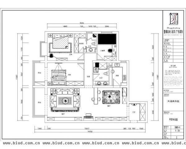 天通苑-三居室-150平米-装修设计