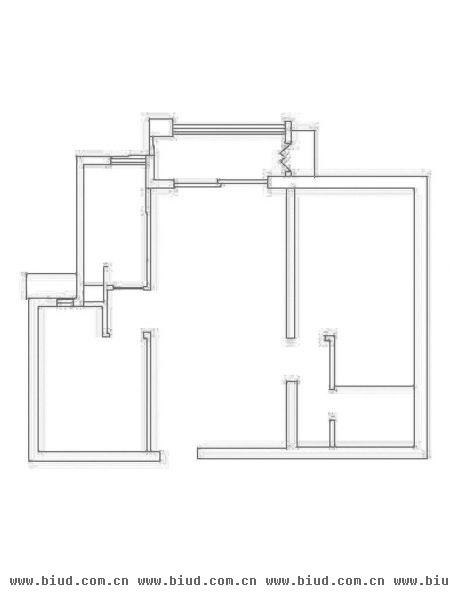 温泉凯盛家园-二居室-85平米-装修设计
