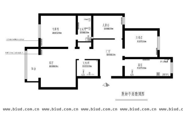 丽泽景园-三居室-97平米-装修设计