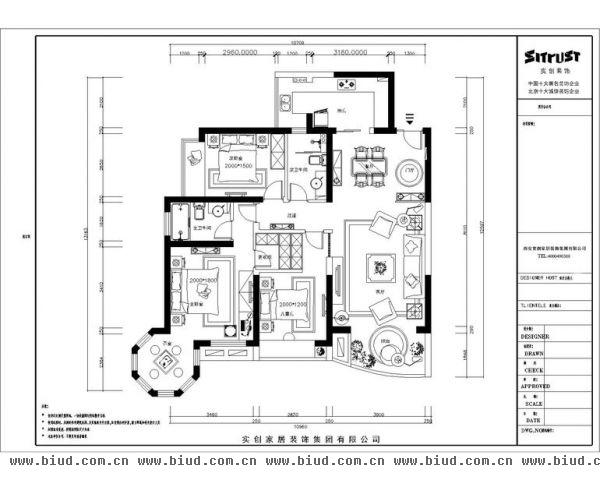 汤泉逸墅-三居室-135平米-装修设计