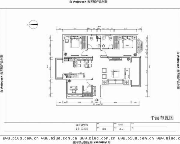 望京西园三区-三居室-130平米-装修设计