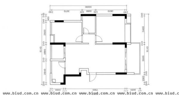 盛世华章-二居室-93平米-装修设计