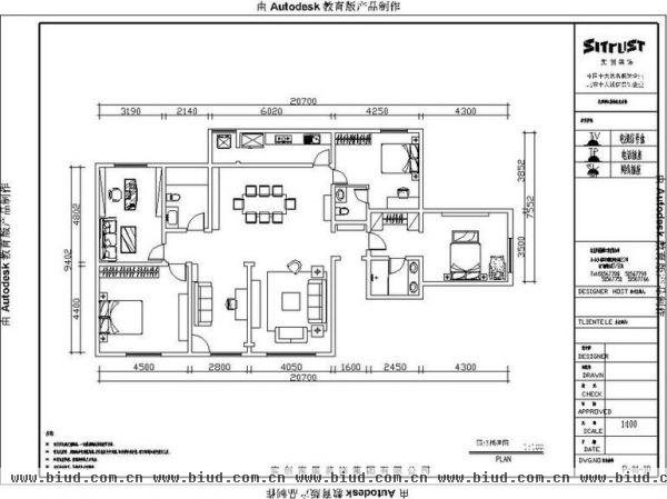 总政歌舞团小区-四居室-183平米-装修设计
