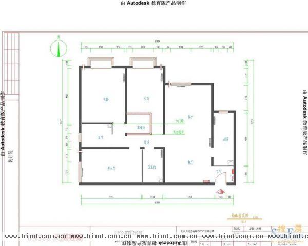 枫丹丽舍三期-三居室-125平米-装修设计