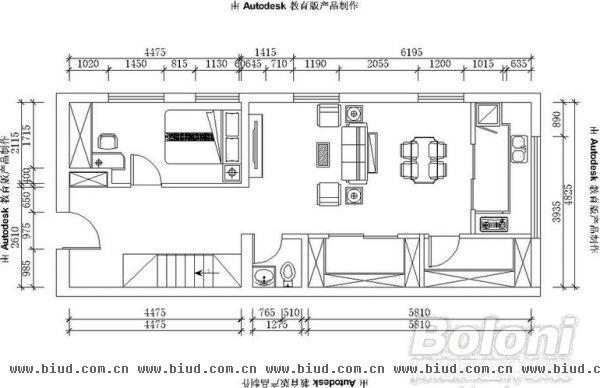 建外SOHO西区-一居室-120平米-装修设计