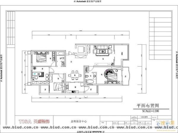 科兴家园-三居室-140平米-装修设计