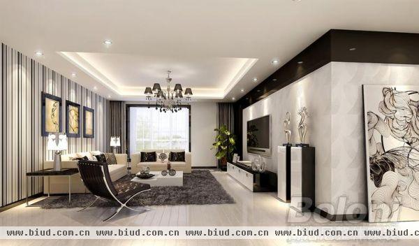 中国铁建·花语城-三居室-180平米-装修设计