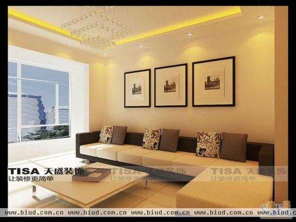 中国铁建长阳国际城-三居室-90平米-装修设计