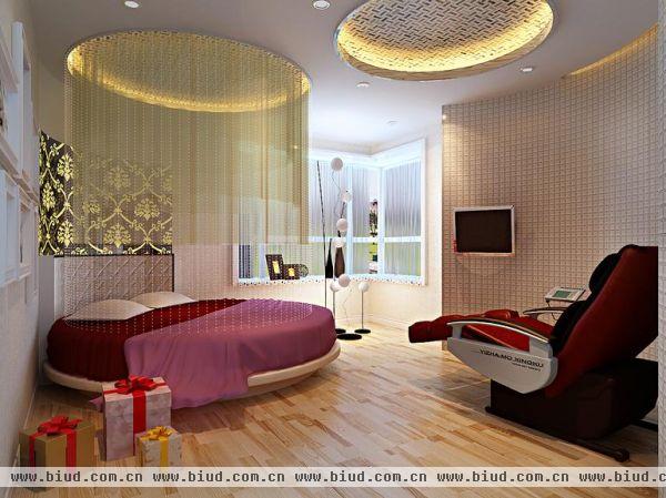 棕榈泉国际公寓-二居室-102平米-装修设计