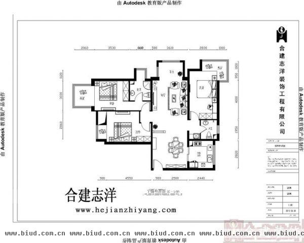 北京城建·世华泊郡-三居室-129平米-装修设计