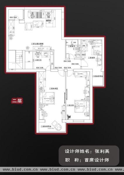 北京今日家园小区-四居室-275平米-装修设计