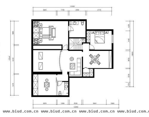 润泽悦溪-三居室-280平米-装修设计