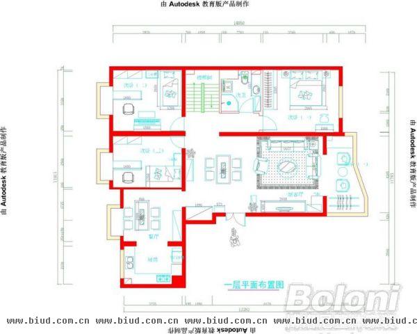 美丽园-二居室-100平米-装修设计