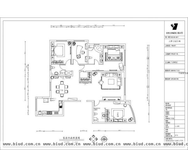 东湖湾-四居室-198平米-装修设计