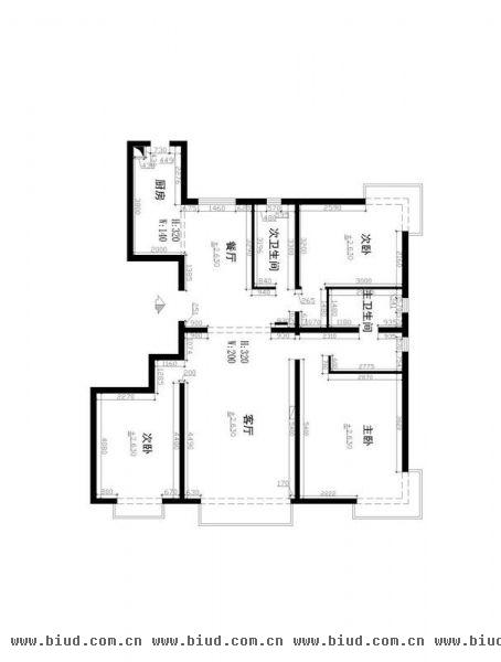 宏福苑-四居室-176平米-装修设计