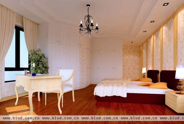 玫瑰园-三居室-160平米-装修设计