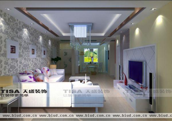 美景东方-二居室-85平米-装修设计