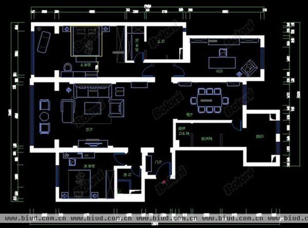 泛海国际-二居室-88平米-装修设计