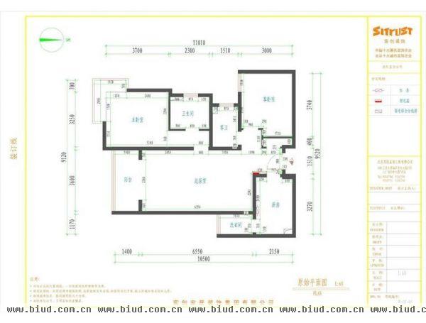 黄寺大街28号院-二居室-100平米-装修设计