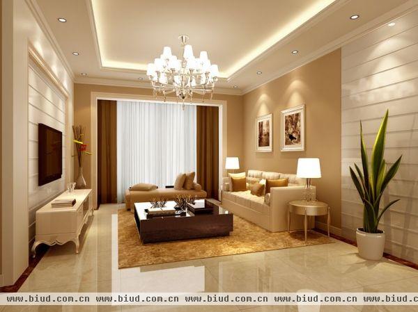 英特公寓-三居室-138平米-装修设计