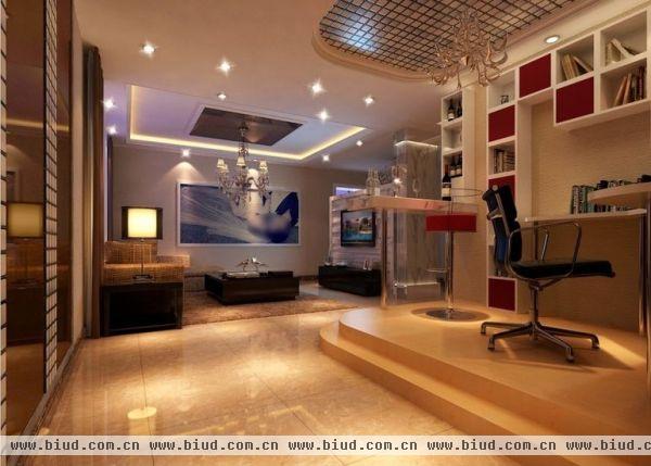 银领国际-三居室-130平米-装修设计