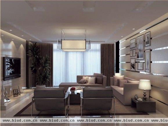 京贸国际城-二居室-80平米-装修设计