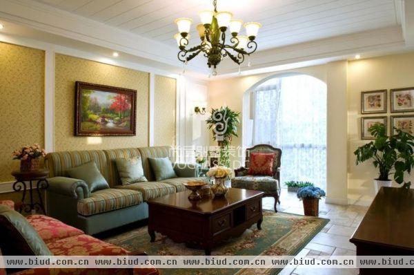 金色漫香林别墅-四居室-350平米-装修设计