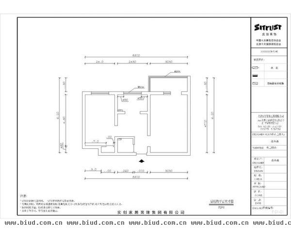 金隅丽景园-一居室-50平米-装修设计