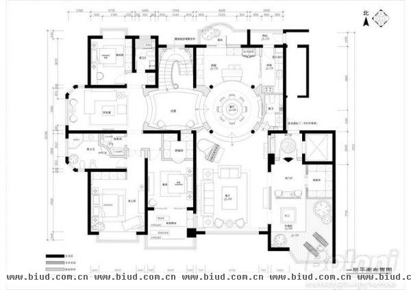 金正帝景城-四居室-160平米-装修设计