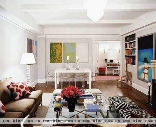 绝美美式客厅室内设计 温馨雅致空间