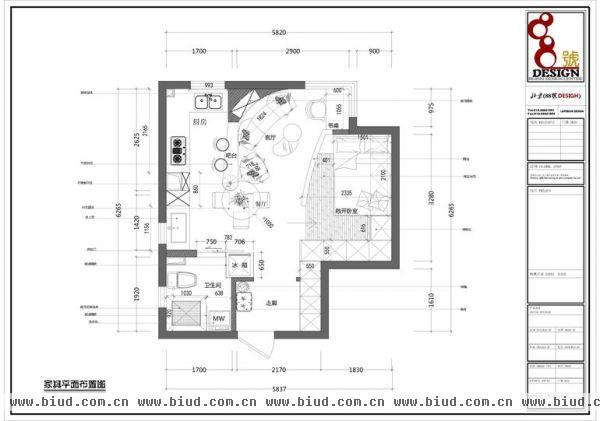 西马金润家园-一居室-40平米-装修设计
