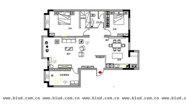 百泉家园-三居室-0平米-装修设计
